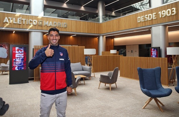 Ảnh Suarez ra mắt + tập Atletico - Bóng Đá
