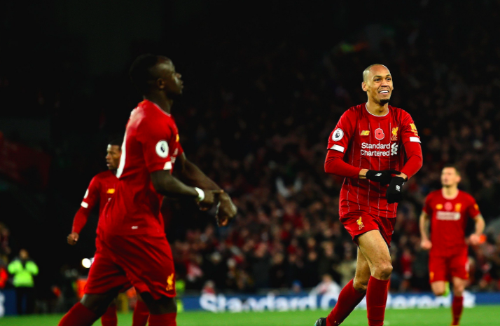 Sadio Mane copied Fabinho's celebration against Manchester City - Bóng Đá