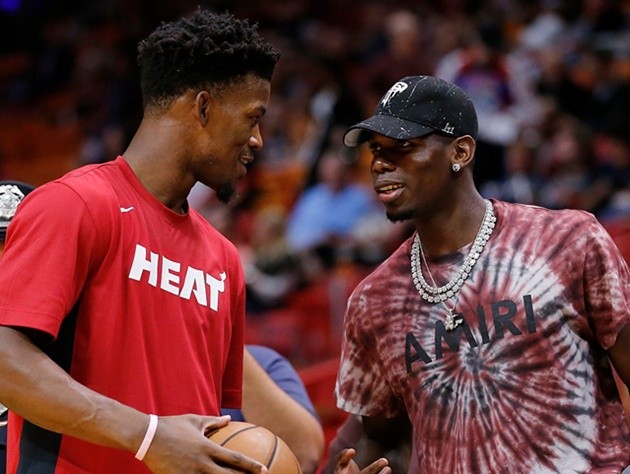 Paul Pogba raises hopes he will be fit for Man Utd soon in gym workout before court side outing at Miami Heat game - Bóng Đá