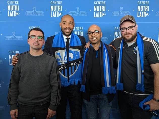 First day on the new  @impactmontreal  job for Thierry Henry - Bóng Đá
