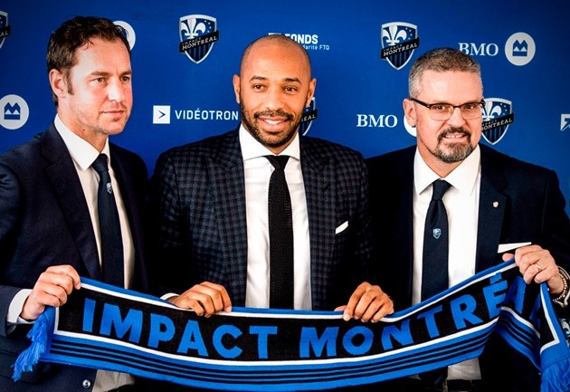 First day on the new  @impactmontreal  job for Thierry Henry - Bóng Đá