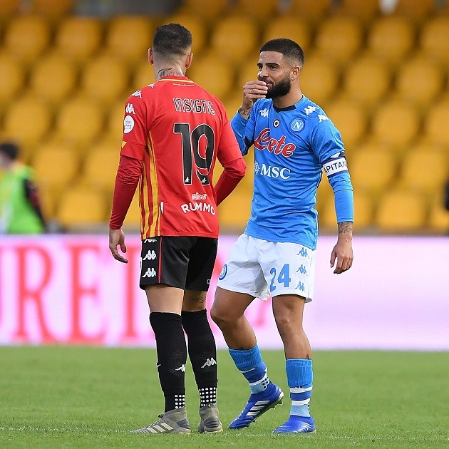 Insigne brothers score against each other as Napoli beat Benevento in Serie A - Bóng Đá