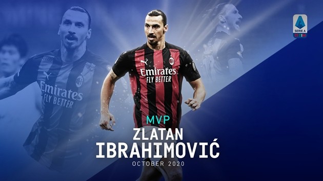 Ibrahimovic xuất sắc nhất tháng 10 - Bóng Đá