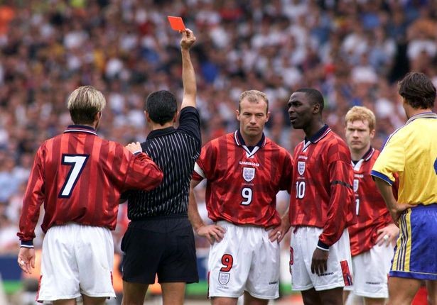 Maguire, Rooney, Beckham: Which players have been sent off for England? - Bóng Đá