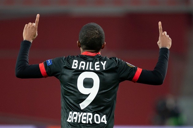 WOW Manchester United target Leon Bailey nets sensational goal for Bayer Leverkusen from tight angle – but did he mean it? - Bóng Đá