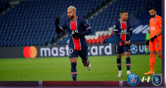 Thông kê siêu khủng của Neymar trong trận thắng 5-0 của PSG trước Istanbul - Bóng Đá