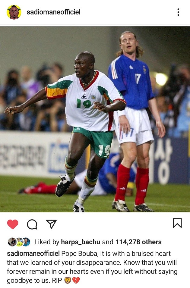 Không ghi bàn, Sadio Mane vẫn cởi áo tri ân huyền thoại - Bóng Đá