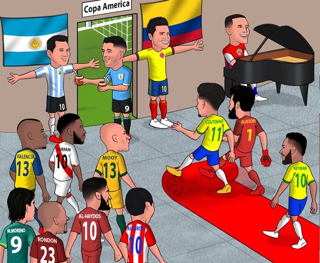 Cười té khói với loạt ảnh chế Copa America - Bóng Đá