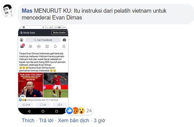 CĐV Indonesia phẫn nộ: U22 Việt Nam đá bẩn để thắng trận! - Bóng Đá