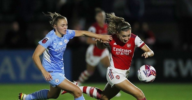  Arsenal Women defeat Man City 5-0 to go top of the Women's Super League  - Bóng Đá