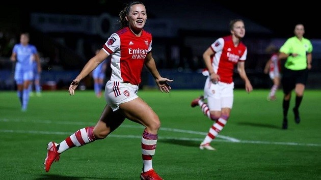  Arsenal Women defeat Man City 5-0 to go top of the Women's Super League  - Bóng Đá