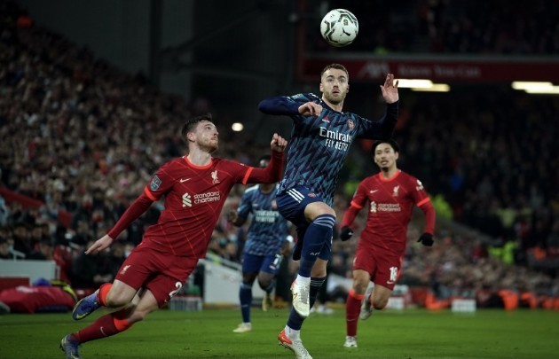 Không chỉ Ben White, một đá tảng khác của Arsenal cũng bùng nổ trước Liverpool - Bóng Đá