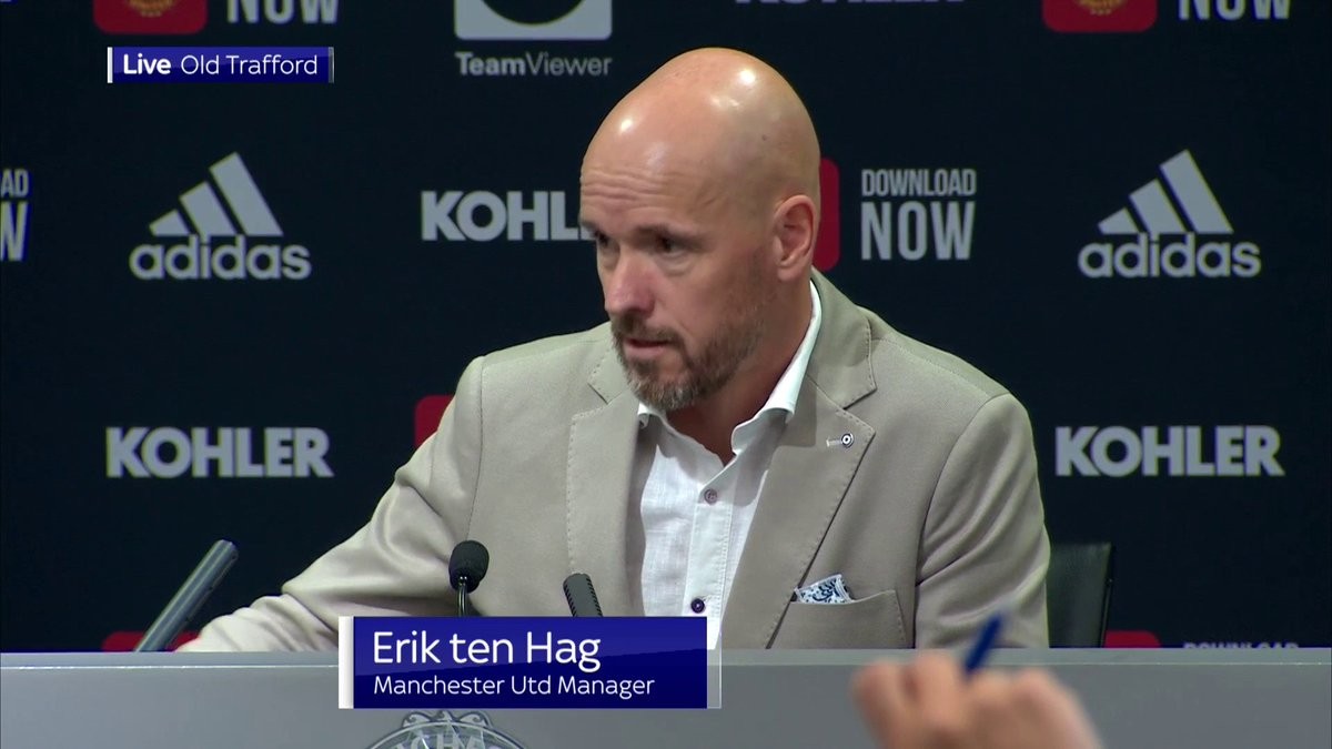 Ảnh Ten Hag ra mắt Man Utd - Bóng Đá