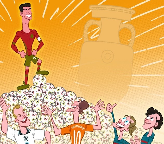 Cười té khói với loạt ảnh chế Ronaldo phá kỷ lục EURO - Bóng Đá