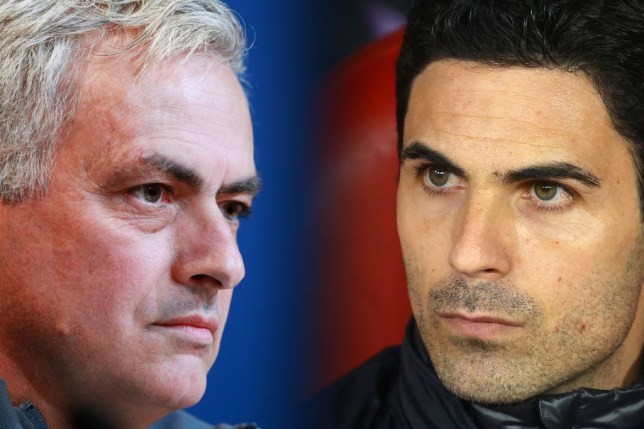 Jose Mourinho predicts negative tactics from Mikel Arteta in north London derby - Bóng Đá