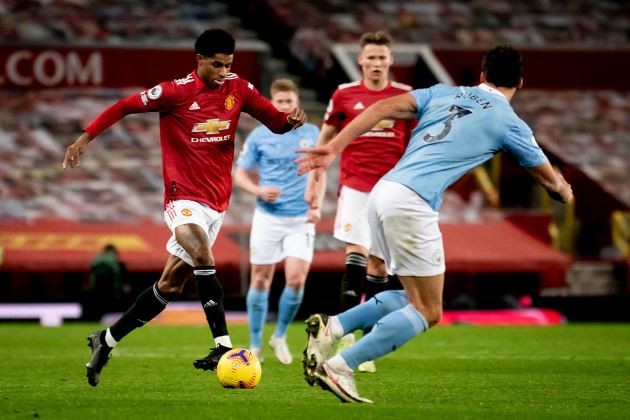 Marcus Rashford's lack of involvement sums up United's night against City - Bóng Đá