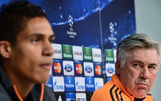 Inside Raphael Varane's showdown talks with Carlo Ancelotti - Bóng Đá