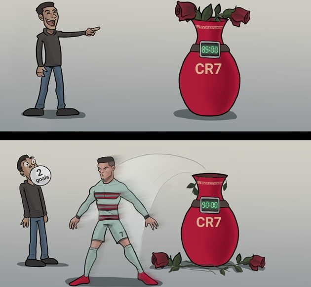 Cười té khói với loạt ảnh chế Ronaldo phá kỷ lục EURO - Bóng Đá