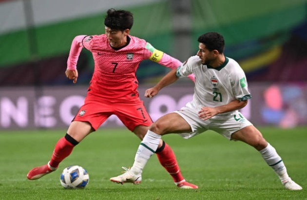 Son Heung-min mờ nhạt, Hàn Quốc mất điểm trước Iraq - Bóng Đá