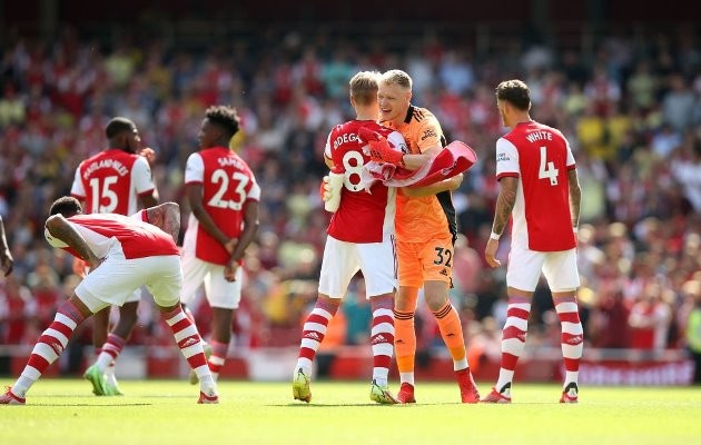 Mikel Arteta says Aaron Ramsdale was 'terrific' for Arsenal against Norwich - Bóng Đá