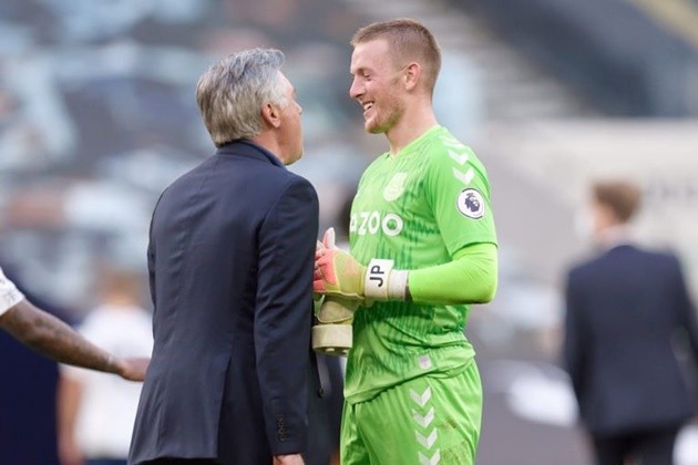 JOSE MOURINHO HEARD WHAT CARLO ANCELOTTI WAS TELLING PICKFORD LAST NIGHT - Bóng Đá