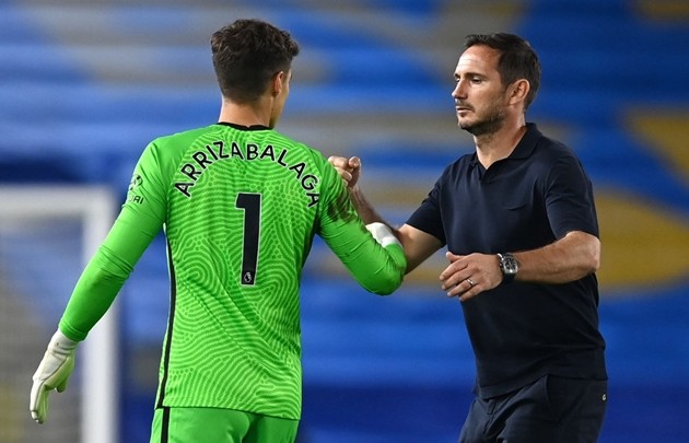  Frank Lampard has said goalkeeper Kepa Arrizabalaga still has a future at Chelsea - Bóng Đá
