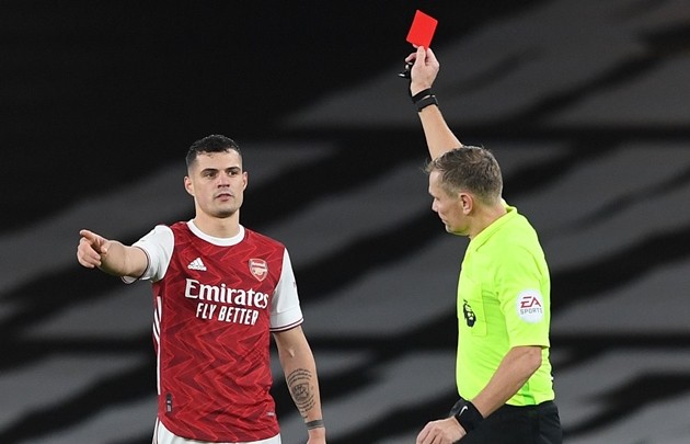Thẻ đỏ của Arsenal - Bóng Đá