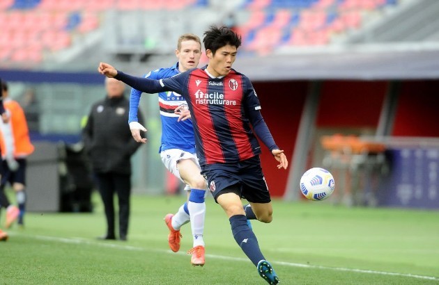 Takehiro Tomiyasu amongst defenders for Bologna since signing in 2019/20 - Bóng Đá