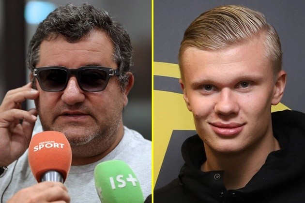 Mino Raiola responds to Haaland and Chelsea rumours - Bóng Đá