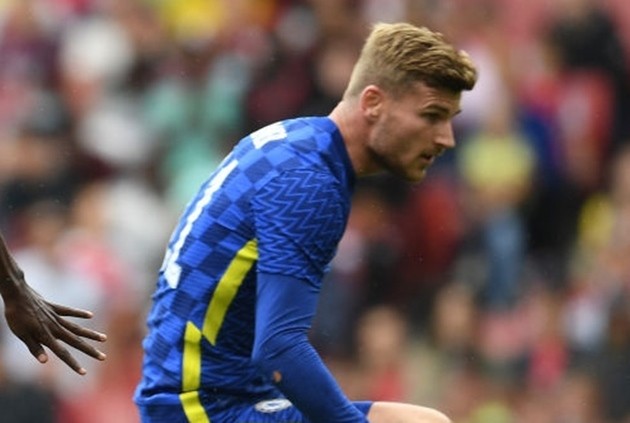 Thomas Tuchel admits concern over Timo Werner as Chelsea down Arsenal in friendly - Bóng Đá