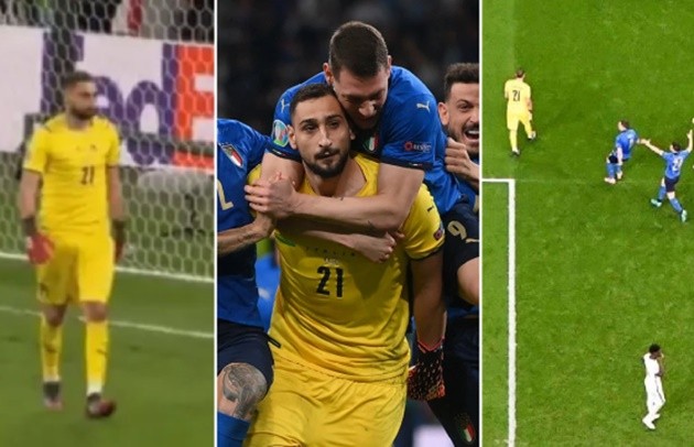 Gianluigi Donnarumma reveals why he did not celebrate after saving Bukayo Saka’s crucial penalty in Euro 2020 final shootout - Bóng Đá
