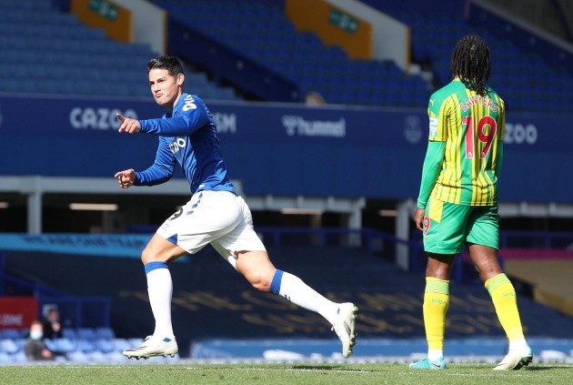 James Rodriguez lập siêu phẩm ghi bàn lẫn kiến tạo, Everton đè bẹp đối thủ 5 bàn - Bóng Đá