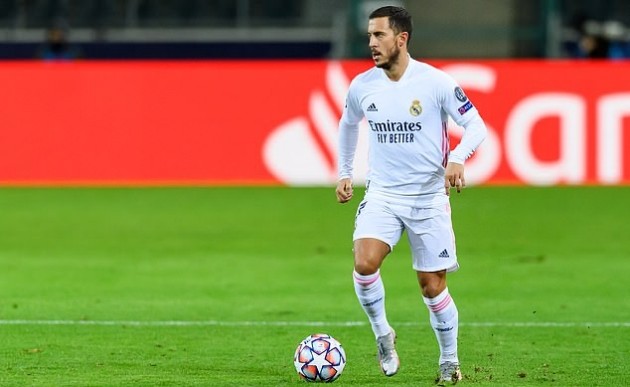 'I'm here to play football': Eden Hazard keen to kick on after returning from injury to help Real Madrid salvage a point against Gladbach - Bóng Đá