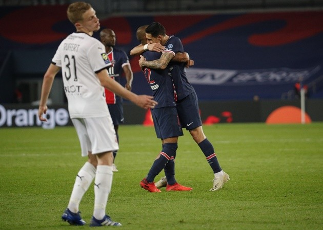 Vắng Neymar và Mbappe, PSG thắng nhàn Rennais nhờ 'kép phụ' - Bóng Đá