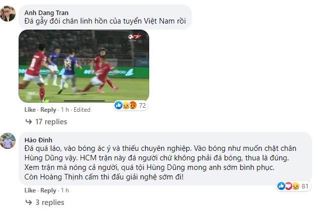 CĐV Việt Nam phẫn nộ, 
