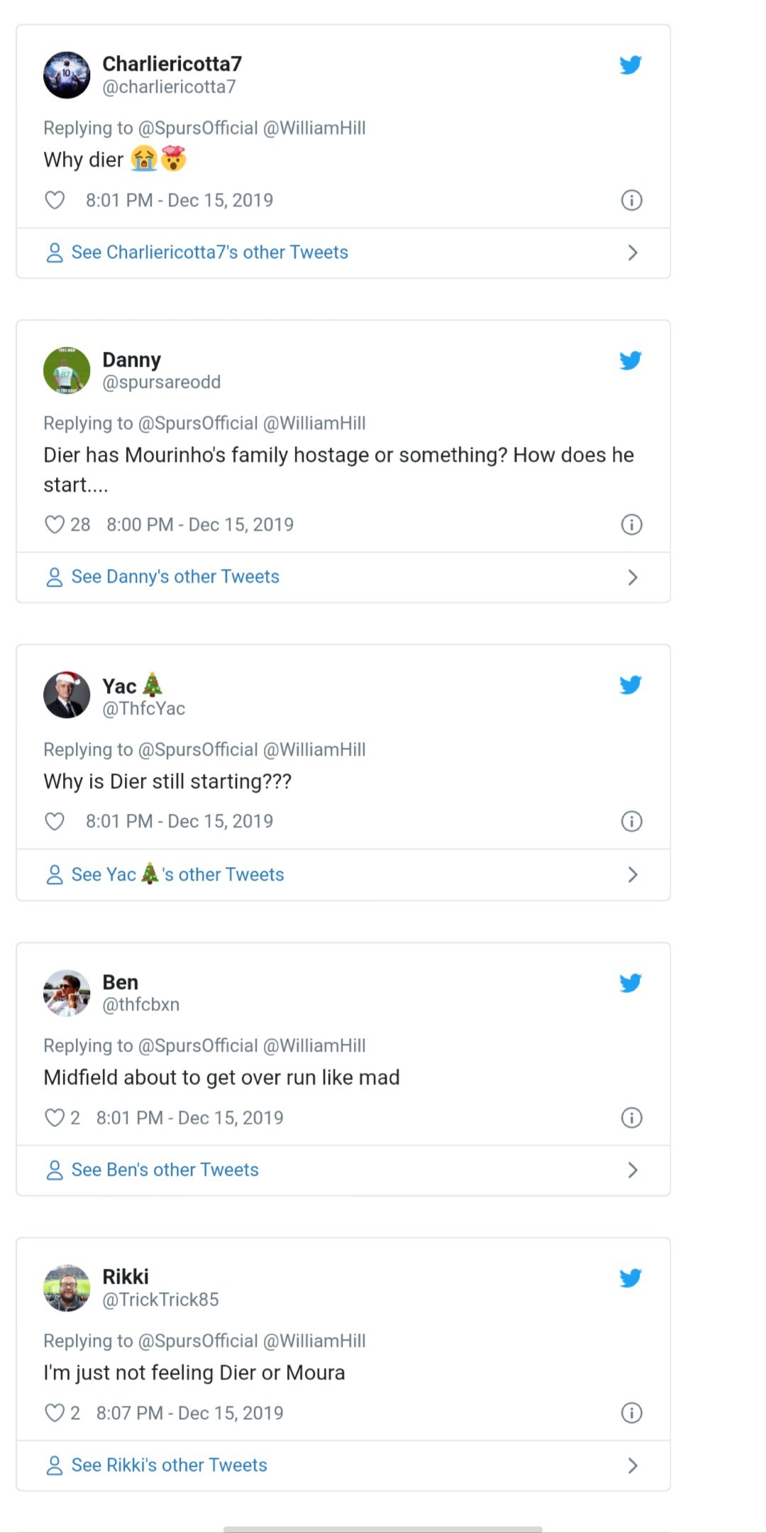 tottenham fans slam Dier - Bóng Đá