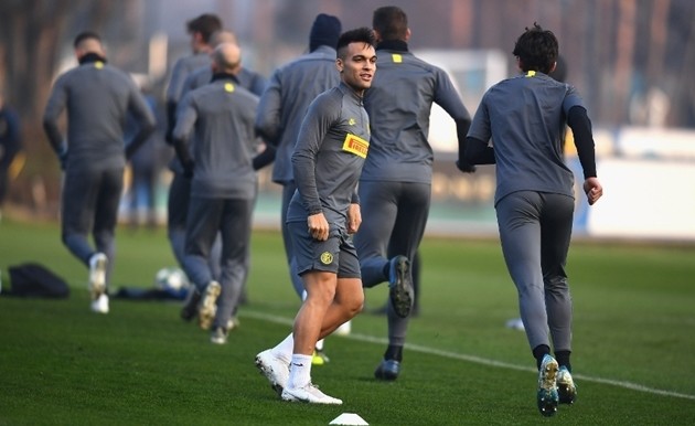 ảnh Inter Milan tập - Bóng Đá