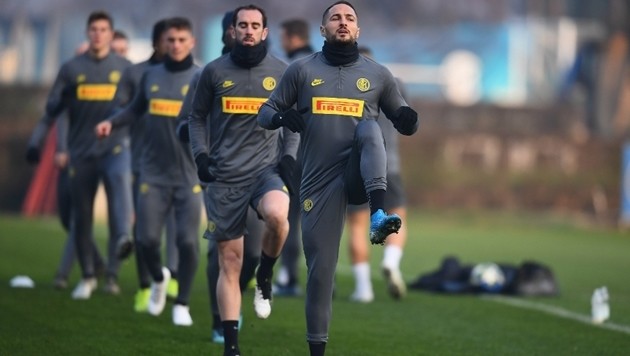 ảnh Inter Milan tập - Bóng Đá