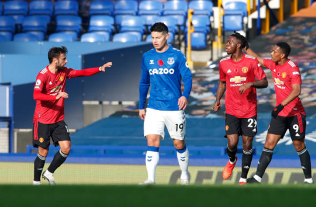 5 điểm nhấn Everton vs Man United - Bóng Đá