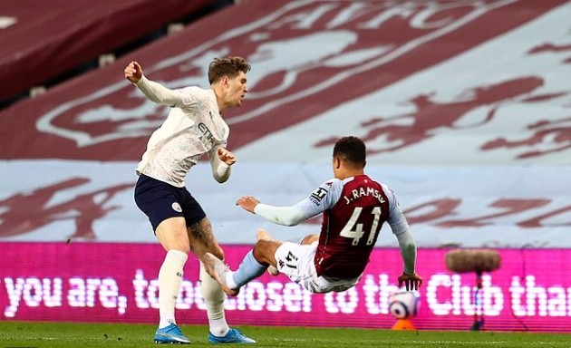 Jamie Redknapp insists that John Stones deserved his red card against Aston Villa following 'nasty' tackle on youngster Jacob Ramsey amid nightmare - Bóng Đá