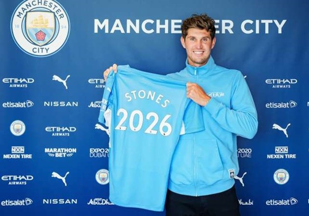 Stones signs new five-year contract with Manchester City - Bóng Đá