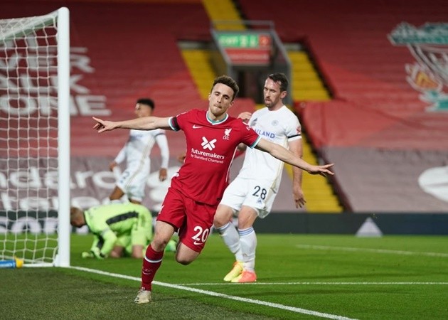 10 con số ấn tượng trận Liverpool 3-0 Leicester: 'Show diễn' của Jota - Bóng Đá