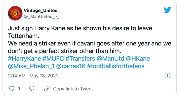 Manchester United fans react to Harry Kane’s exit demand - Bóng Đá
