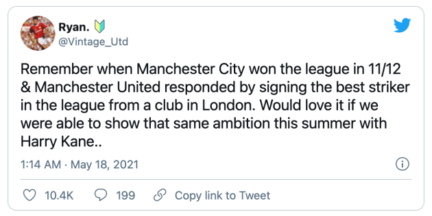 Manchester United fans react to Harry Kane’s exit demand - Bóng Đá