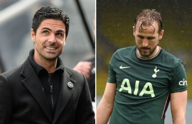 Arsenal boss Mikel Arteta reacts to Harry Kane's desire to quit Tottenham - Bóng Đá