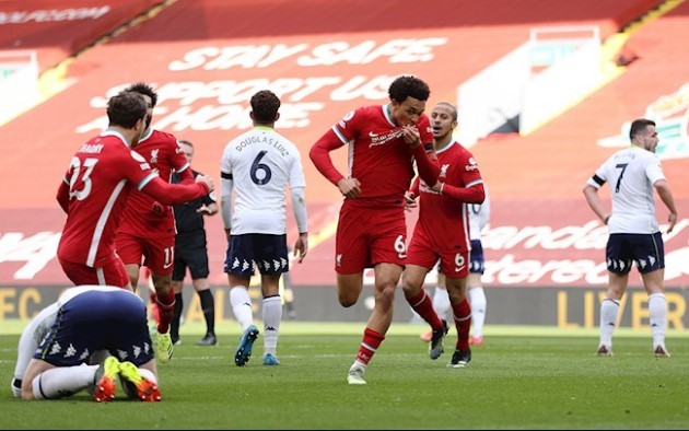 Trent Alexander-Arnold's game by numbers vs. Aston Villa - Bóng Đá