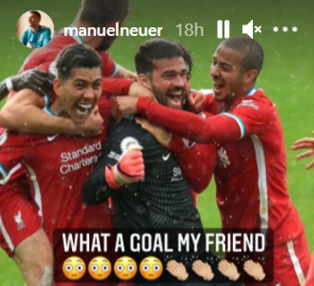 Alisson đánh đầu ghi bàn, Neuer lập tức lên tiếng - Bóng Đá