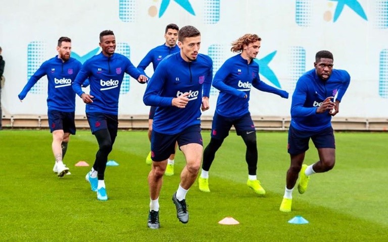 Barcelona tập - Bóng Đá