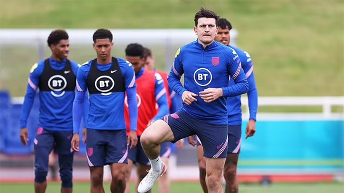 Lộ hình ảnh mới nhất, Maguire sẵn sàng cho EURO 2020 - Bóng Đá