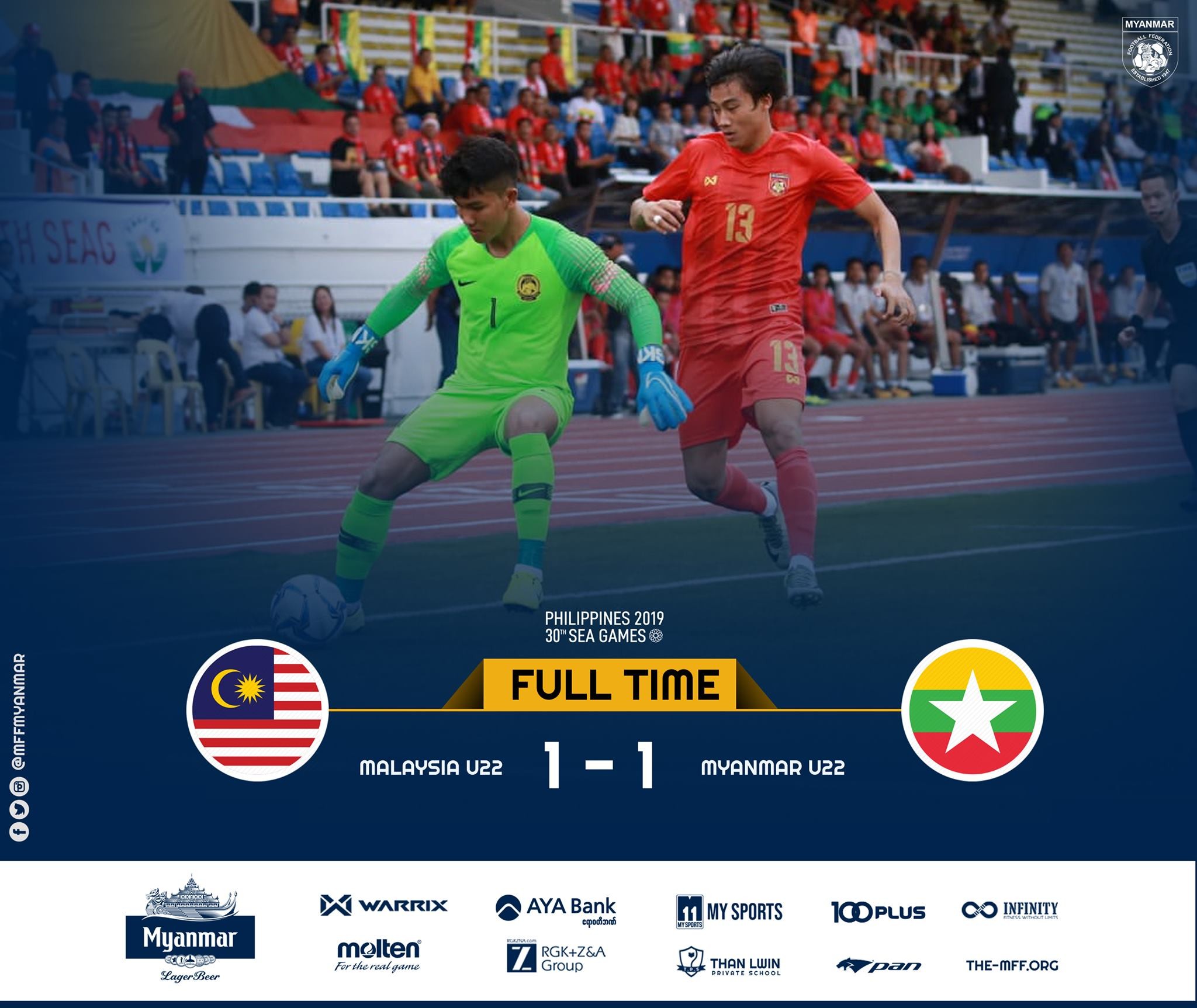Vừa thách thức U22 Việt Nam, U22 Malaysia đã 